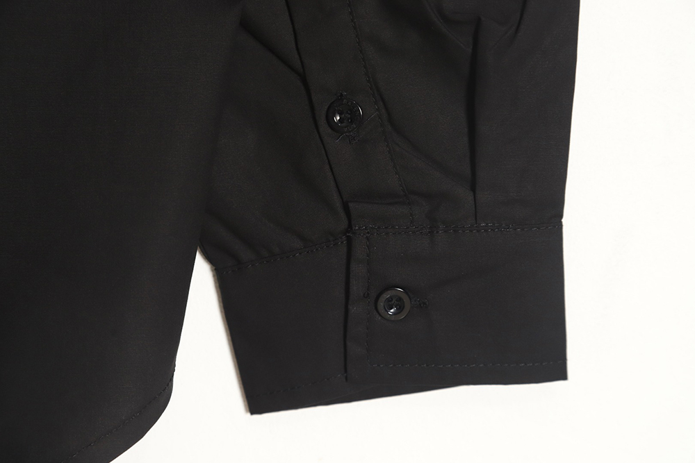 Balenciaga 23ss all-over printed racing style long-sleeved shirt