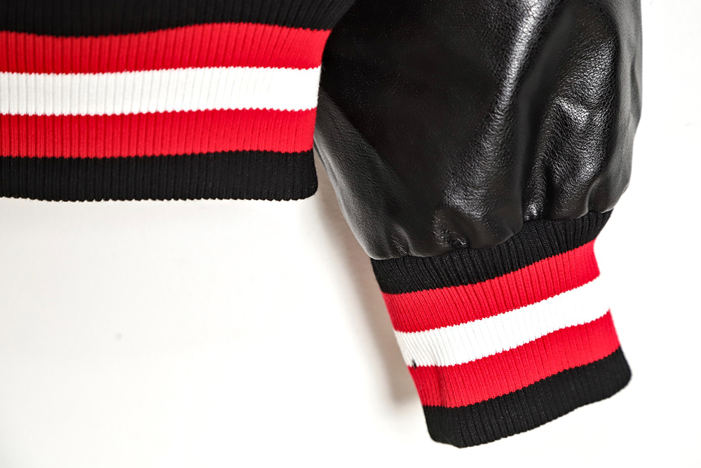 Balenciaga letterlock embroidered baseball jersey