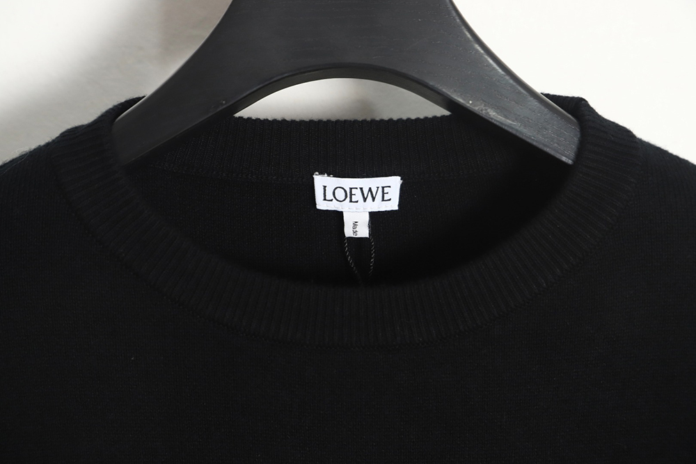 LOEWE 23FW jacquard pocket knit sweater