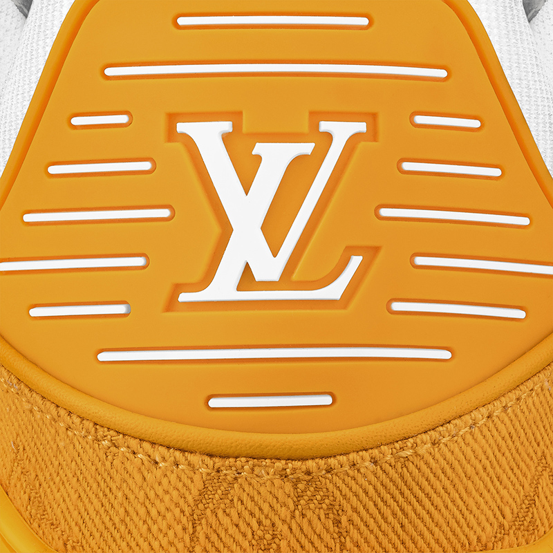 Louis Vuitton Trainer Low 'Yellow Monogram Denim'