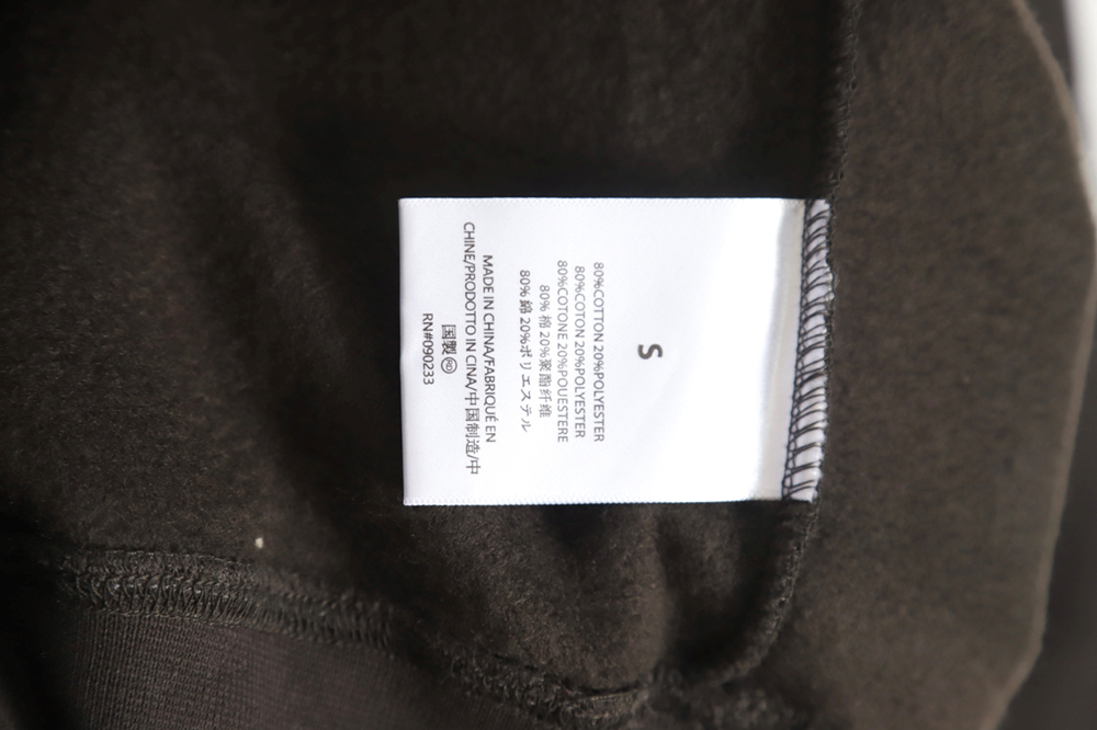 FEAR OF GOD essential multi-thread flocked 77 printed round neck sweatshirt