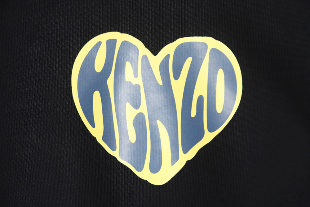 Kenzo 23FW small love printed round neck sweatshirt