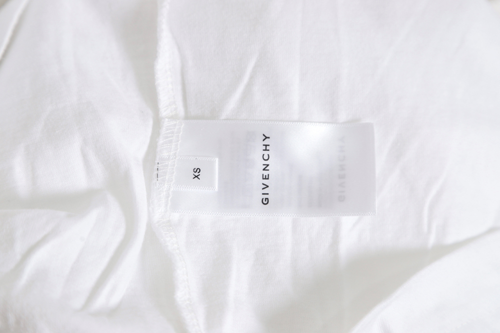 Givenchy 23FW double layer ripped hooded sweatshirt