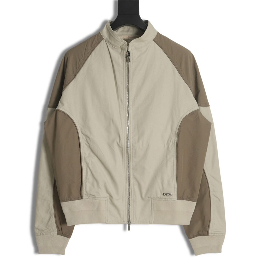 Dior 23ss autumn and winter new stand collar long sleeve flight jacket