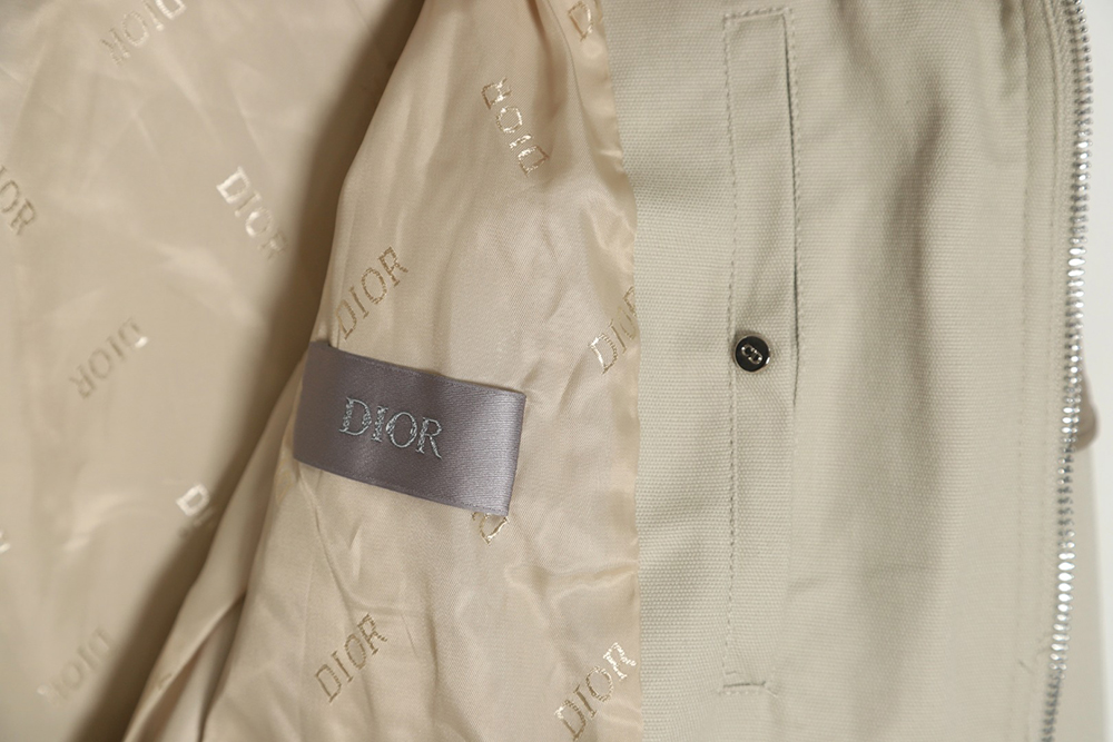 Dior 23ss autumn and winter new stand collar long sleeve flight jacket
