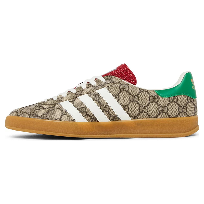 Adidas X Gucci Gazelle Beige GG Monogram
