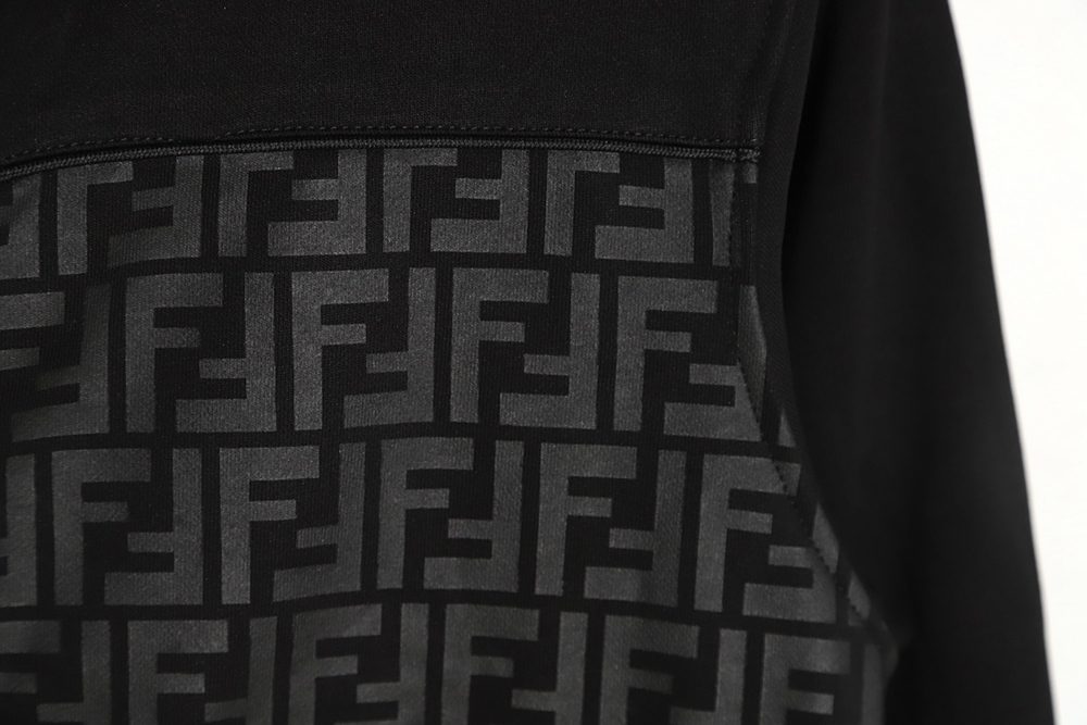 Fendi 23Fw double F presbyopic patchwork zipper jacket