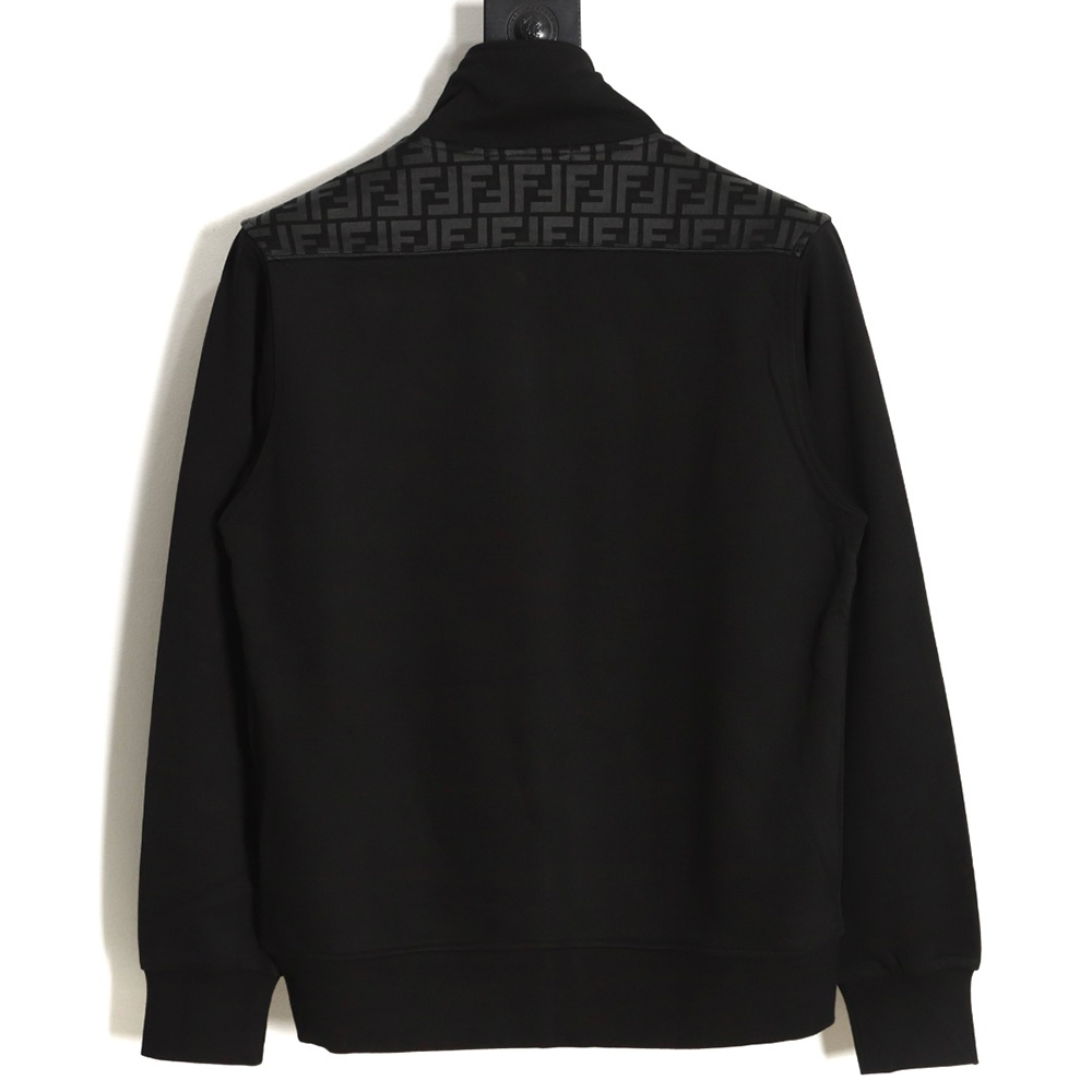 Fendi 23Fw double F presbyopic patchwork zipper jacket