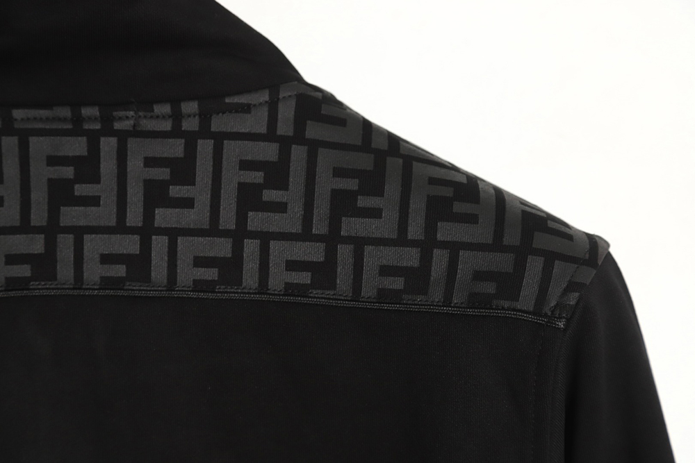 Fendi 23Fw double F presbyopic patchwork zipper jacket
