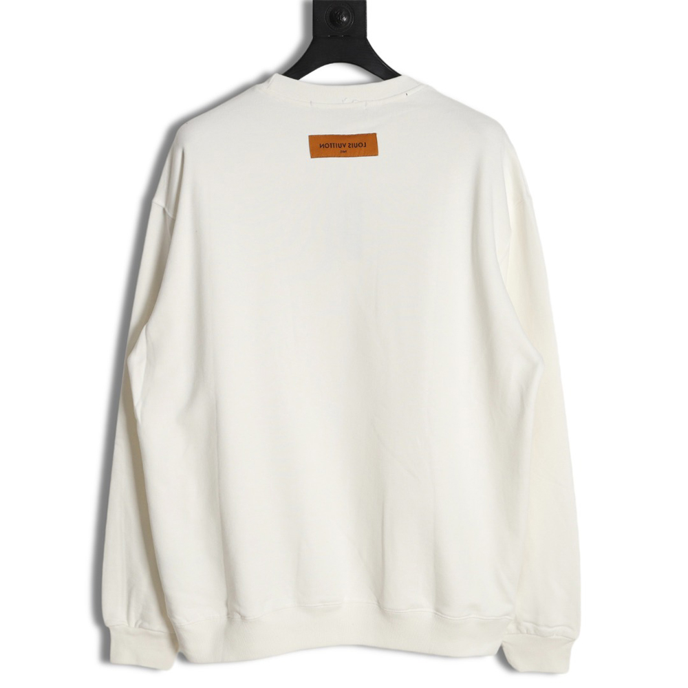 Louis vuitton colorful printed beaded chain sweatshirt