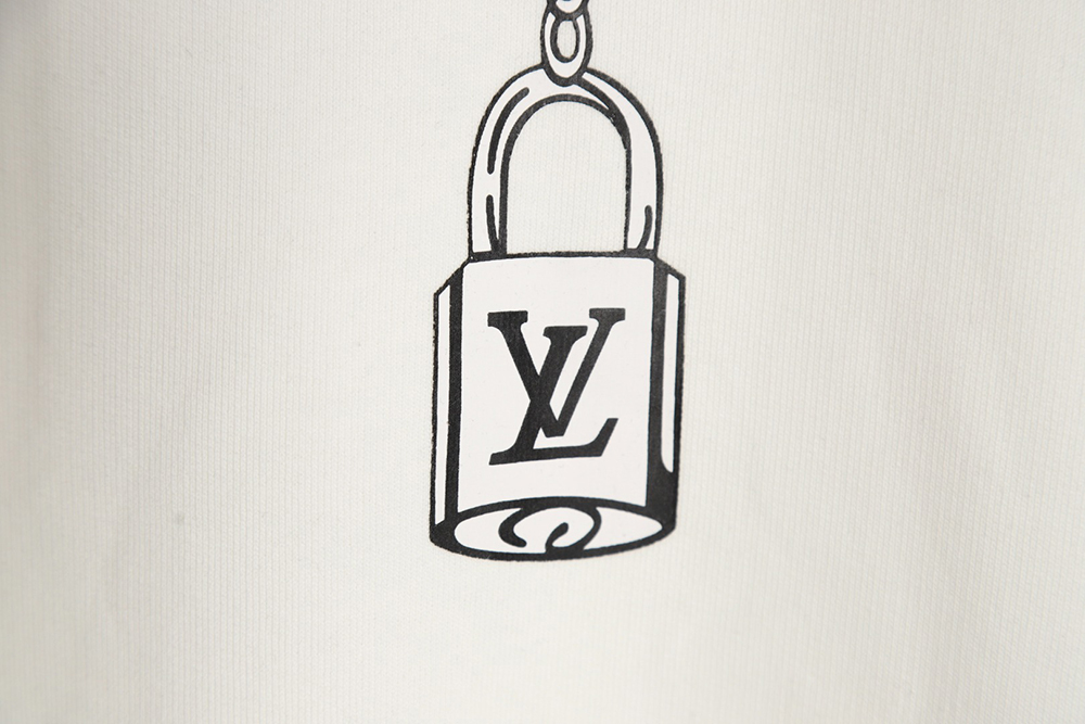 Louis vuitton colorful printed beaded chain sweatshirt