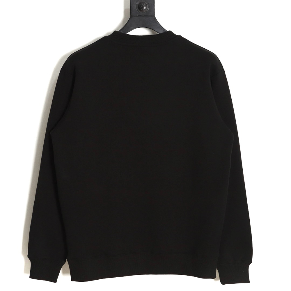 Prada 22Fw triangle pocket crew neck sweatshirt