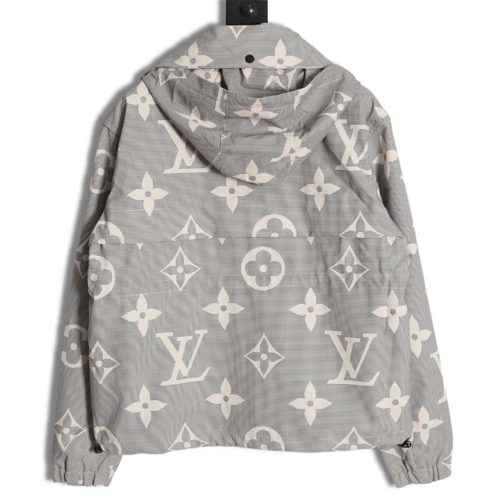 LouisVuitton Louis Vuitton vintage printed windbreaker zipper coat