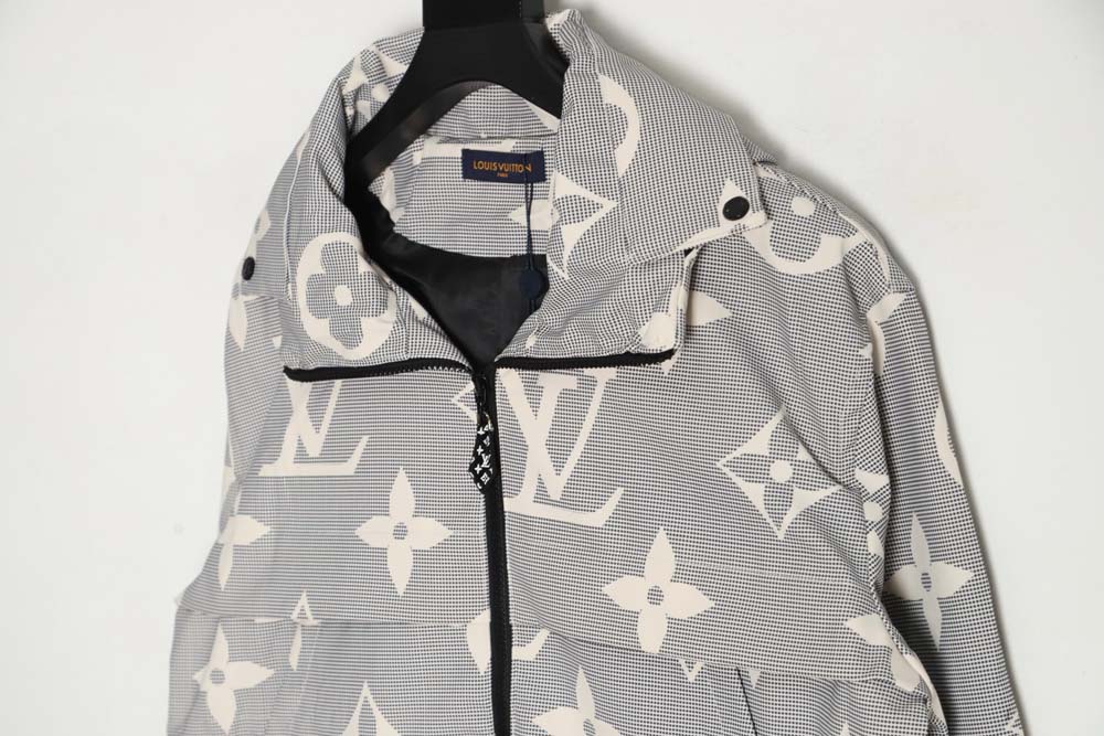 LouisVuitton Louis Vuitton vintage printed windbreaker zipper coat