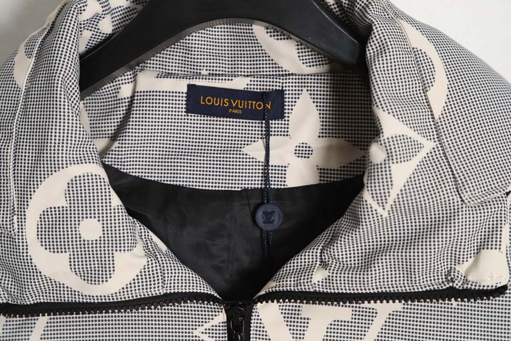 LouisVuitton Louis Vuitton vintage printed windbreaker zipper coat