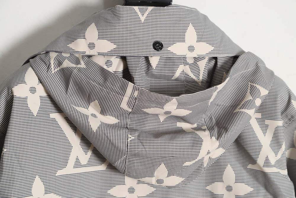 LouisVuitton Louis Vuitton vintage printed windbreaker zipper coat