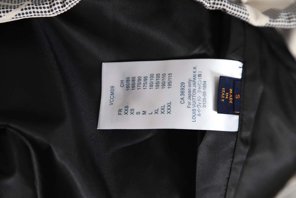 LouisVuitton Louis Vuitton vintage printed windbreaker zipper coat