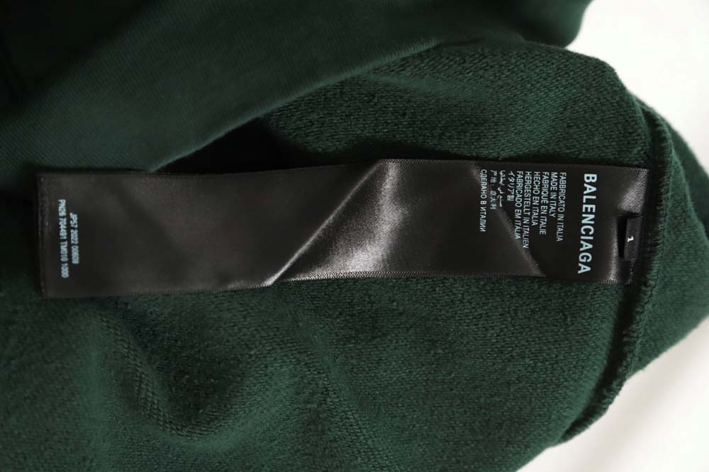 Balenciaga X Adidas Balenciaga co-branded clover embroidered hoodie