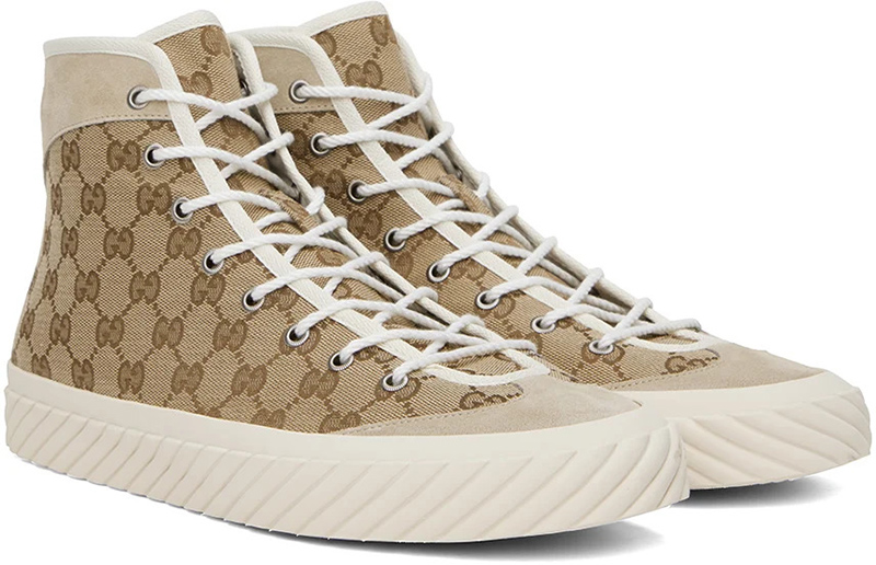 GUCCI Beige GG Sneakers