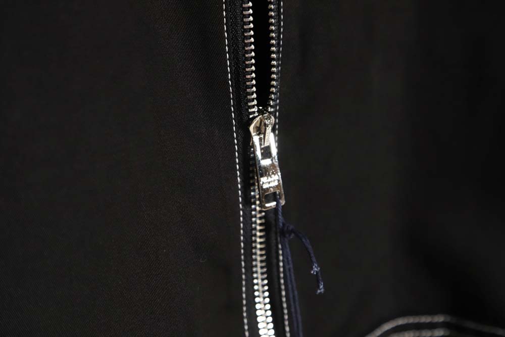 Prada PRD 23FW contrast topstitch canvas jacket