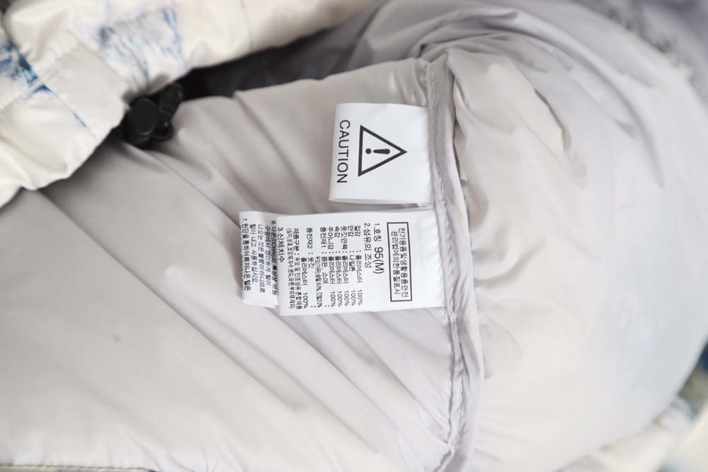 The North Face TNF North Face Nuptse 1996 large plaid earth print down jacket