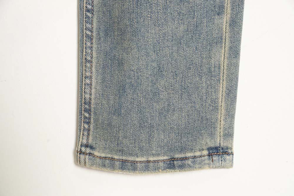 Burberry TB print pocket jeans on the back