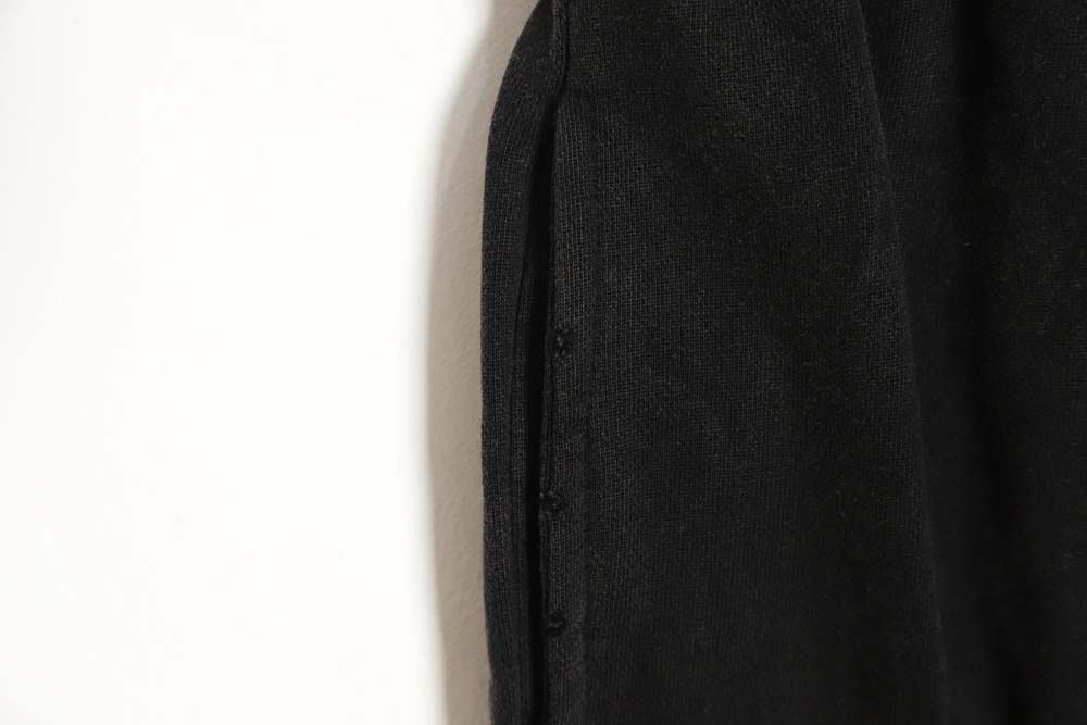Balenciaga 23Fw signature logo embroidered vintage washed ripped trousers