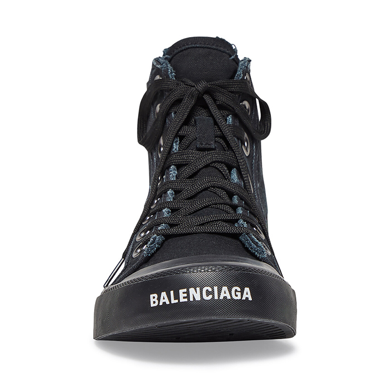 MEN''S PARIS HIGH TOP SNEAKER IN BLACK