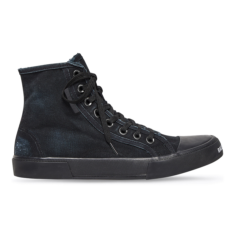 MEN'S PARIS HIGH TOP SNEAKER IN BLACK