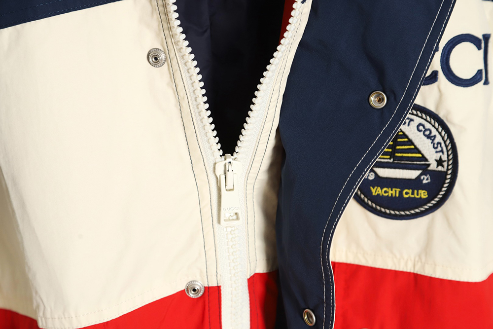 Gucci 2023 Autumn and Winter New Style Contrast Color Casual Two-Wear Vest Jacket