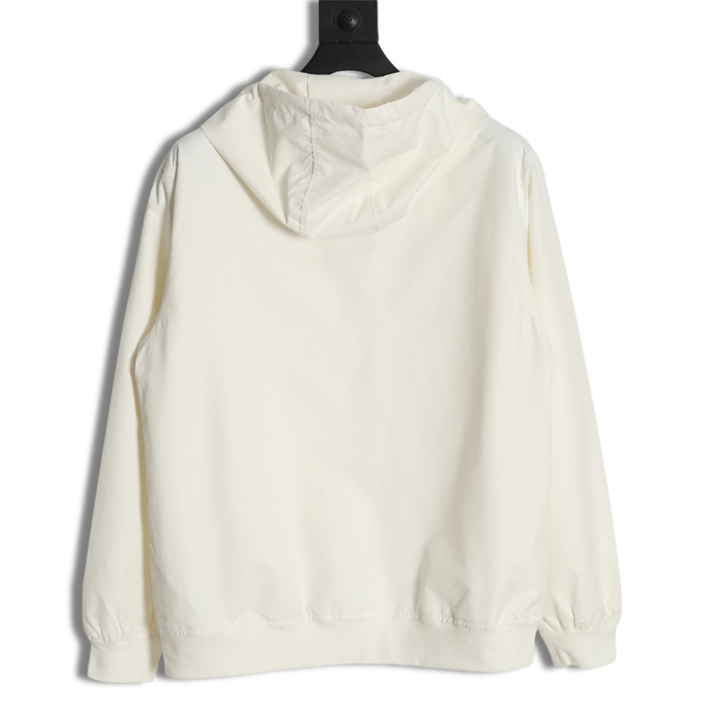 Prada 23Fw metal lock functional hooded jacket