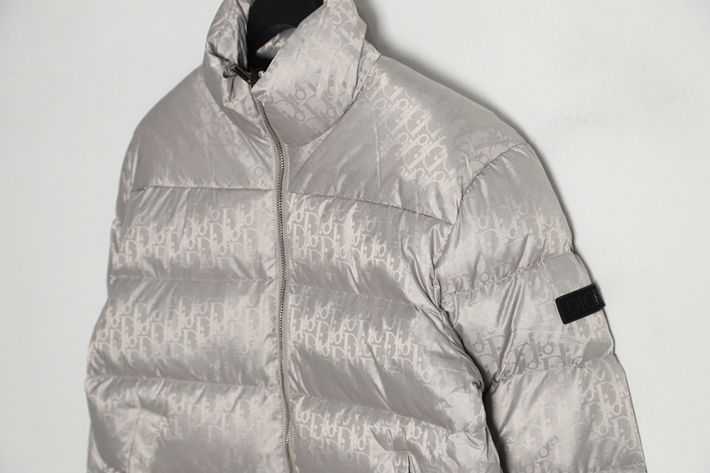 Dior 20FW all over printed dark pattern presbyopic down jacket
