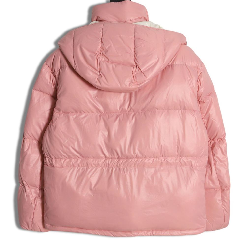Moncler 23FW Abbaye logo embroidered short down jacket