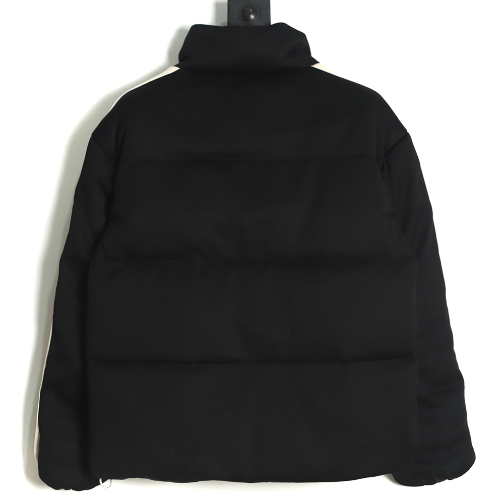 Moncler x Palm Angels joint logo color strip embroidered logo down jacket