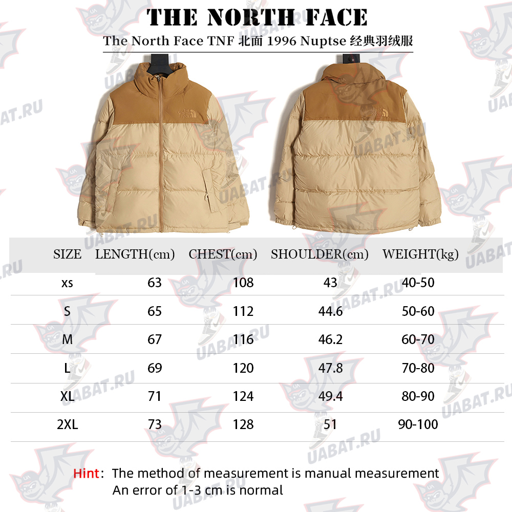 The North Face 1996 Nuptse classic down jacket