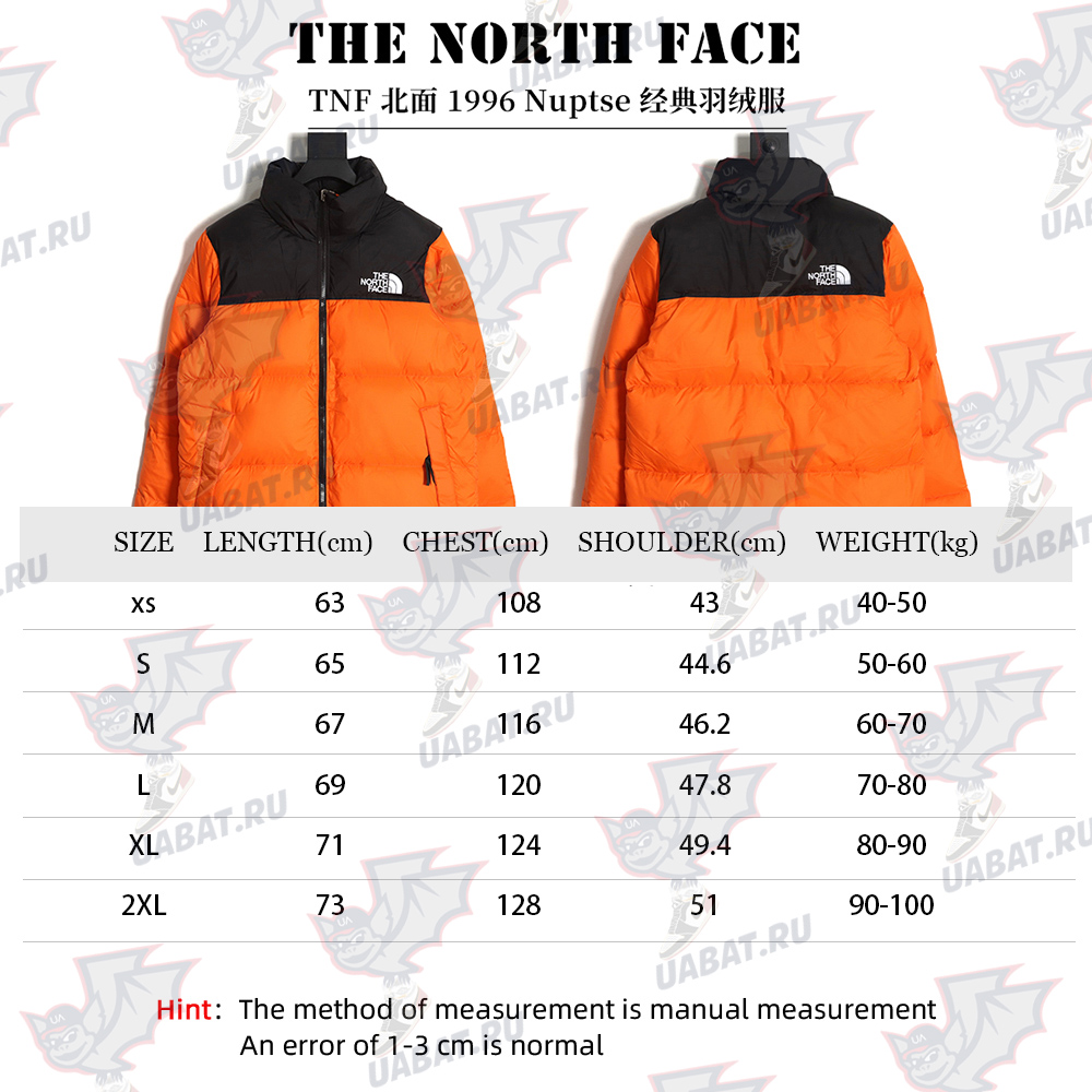 The North Face 1996 Nuptse classic down jacket