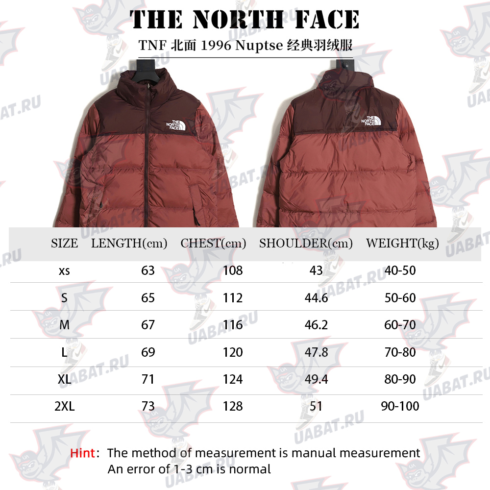 The North Face 1996 Nuptse classic down jacket