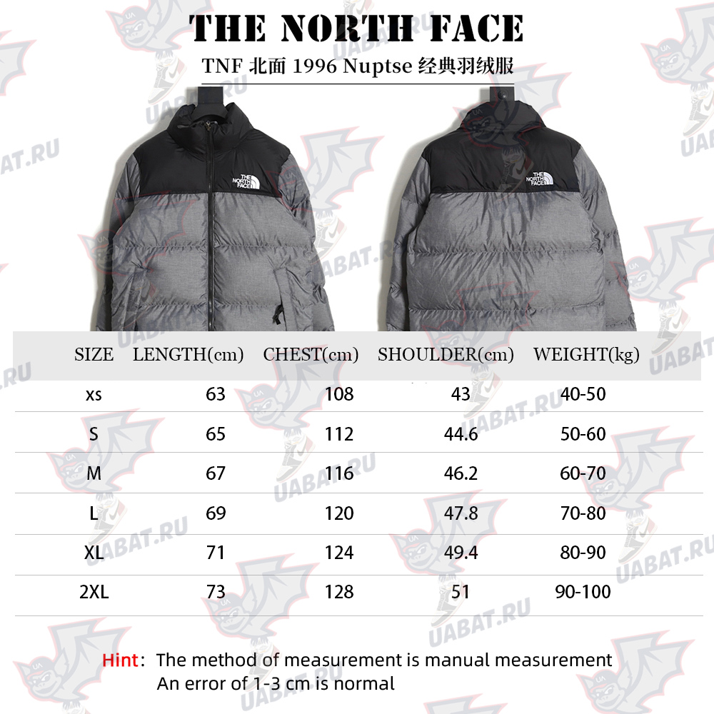 The North Face 1996 Nuptse classic down jacket