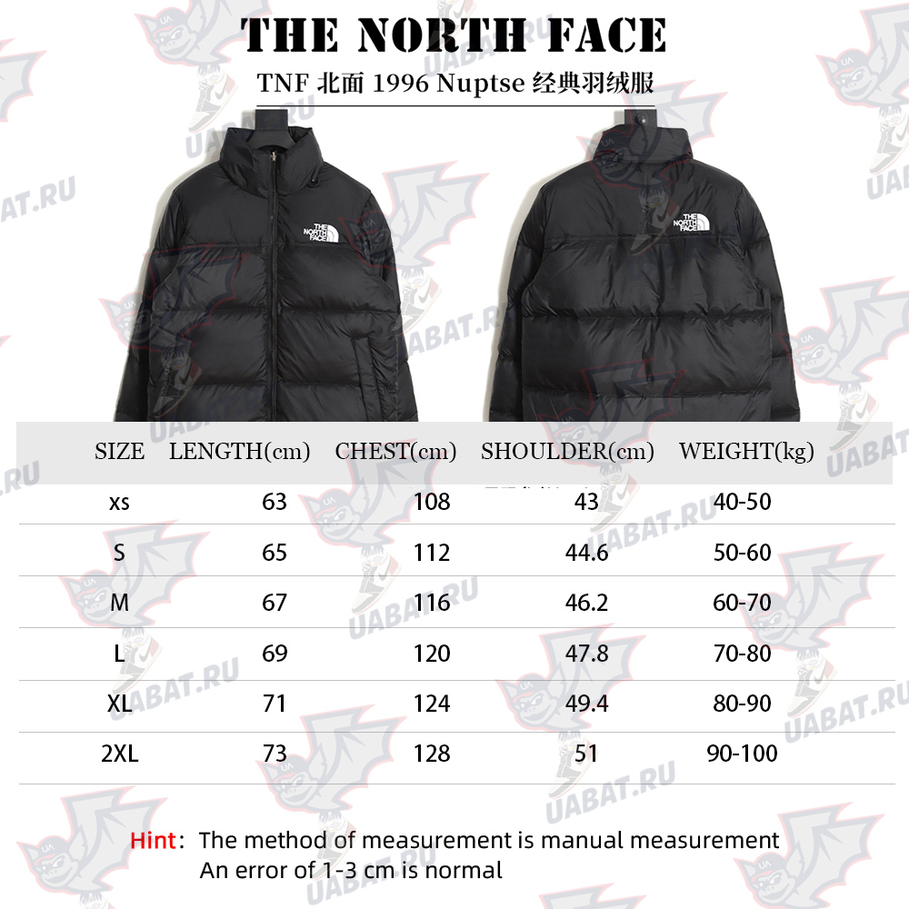 The North Face 1996 Nuptse classic down jacket