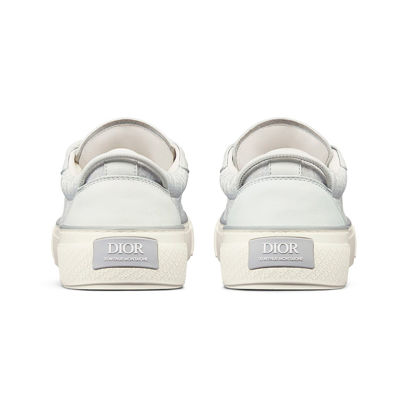 B33 SNEAKER White Smooth Calfskin and Dior Oblique Jacquard