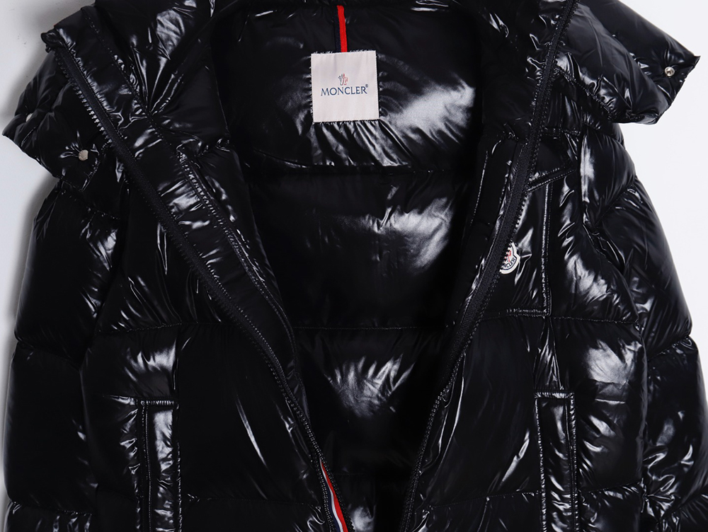 Moncler 23FW GRENOBLE series knitted patchwork down stand collar casual jacket