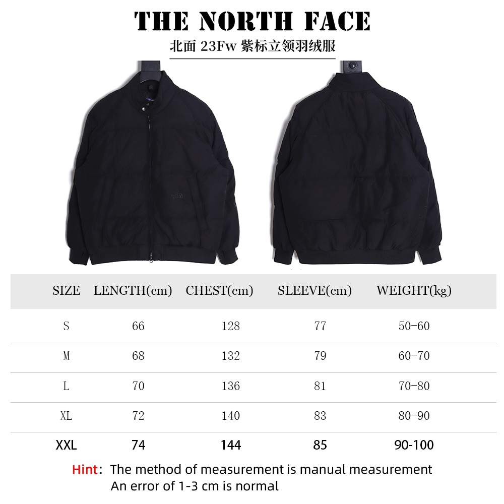 The North Face 23Fw Purple Label Stand Collar Down Jacket
