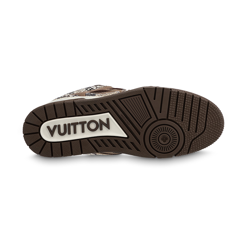 Louis Vuitton Skate Sneaker Brown Snakeskin