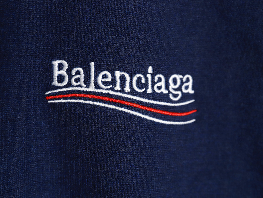 Balenciaga 23Fw embroidered cola knit sweater