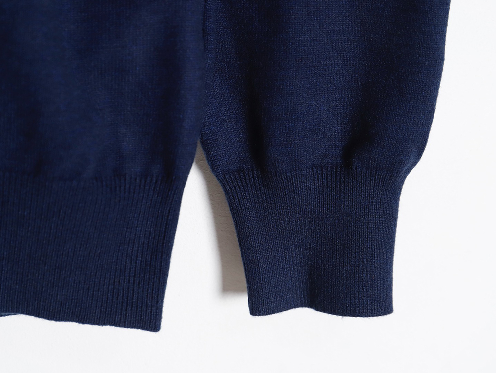 Balenciaga 23Fw embroidered cola knit sweater