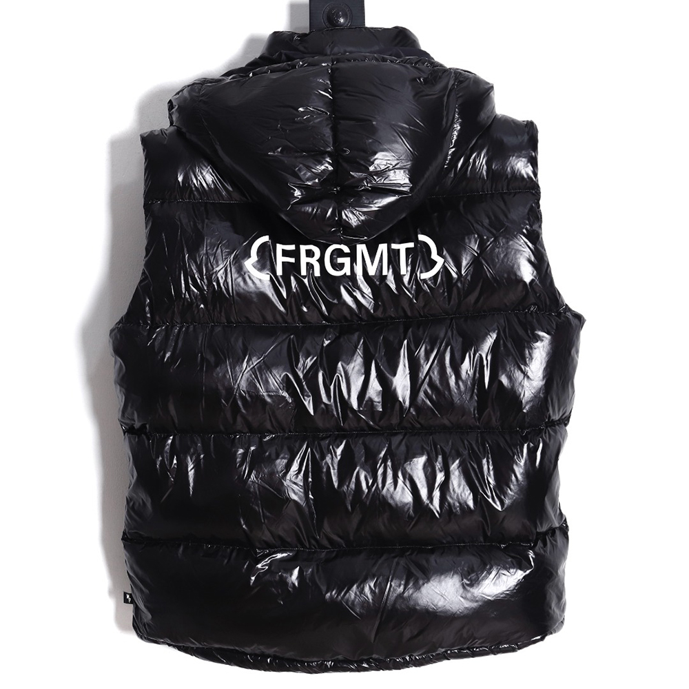 Moncler X FRGMT joint hooded down vest