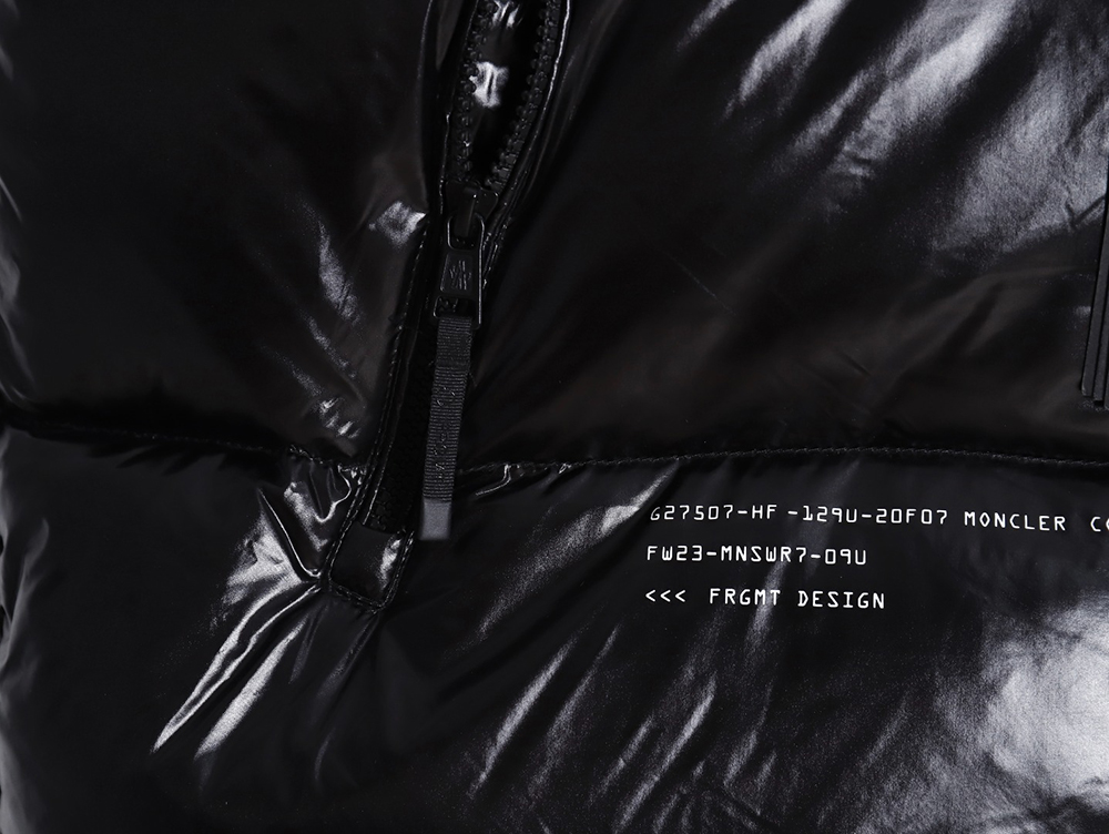 Moncler X FRGMT joint hooded down vest