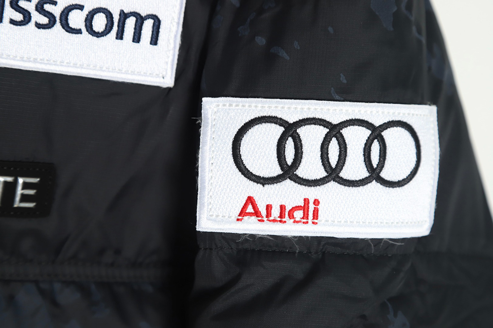 Descente 22Fw Audi multi-label down jacket