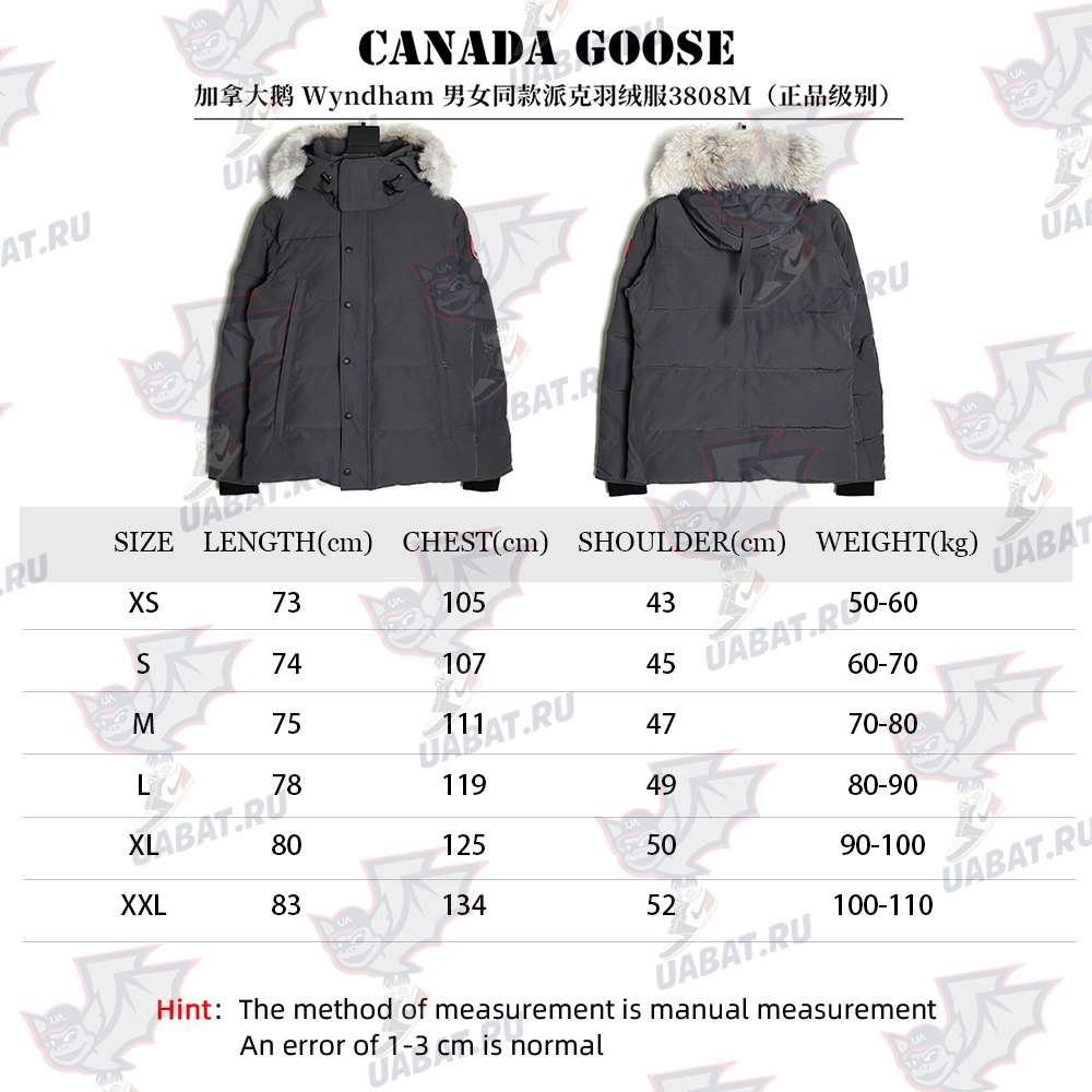 CANADA GOOSE Wyndham Unisex Parker Down Jacket