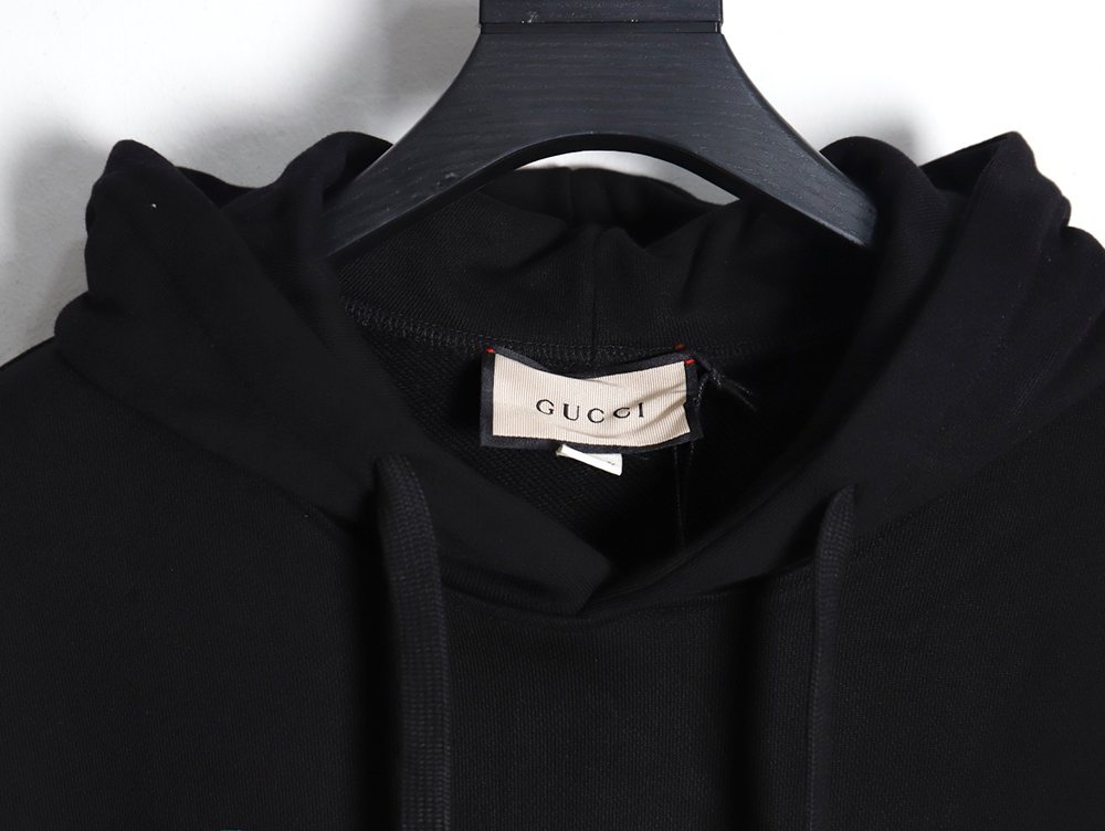 GUCCI lipstick print detachable hooded sweatshirt